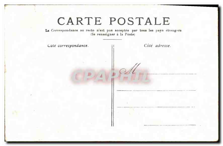 CPA Paris Le Place de la Concorde  — Rückseite