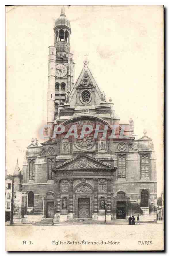 CPA Eglise Sainte Etienne du Mont 
