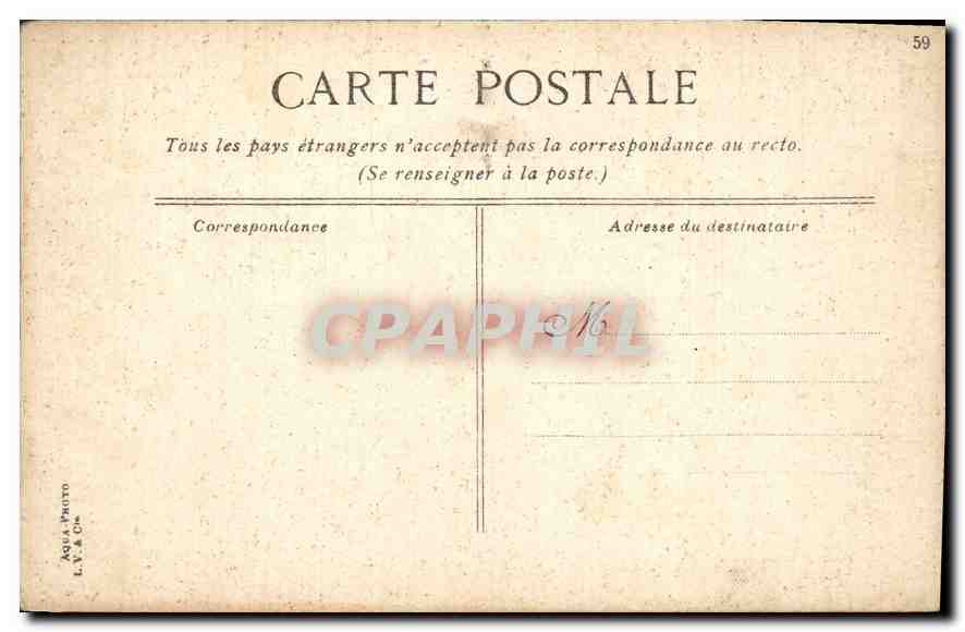 CPA Paris Rue Royale  — Rückseite