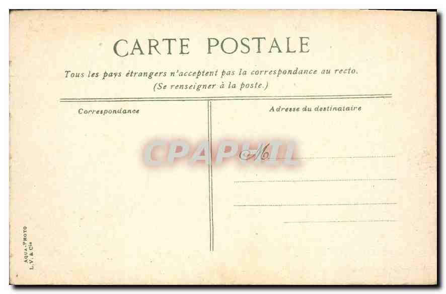 CPA Paris Eglise de la Triatte  Bois de Boulogne  — Verso