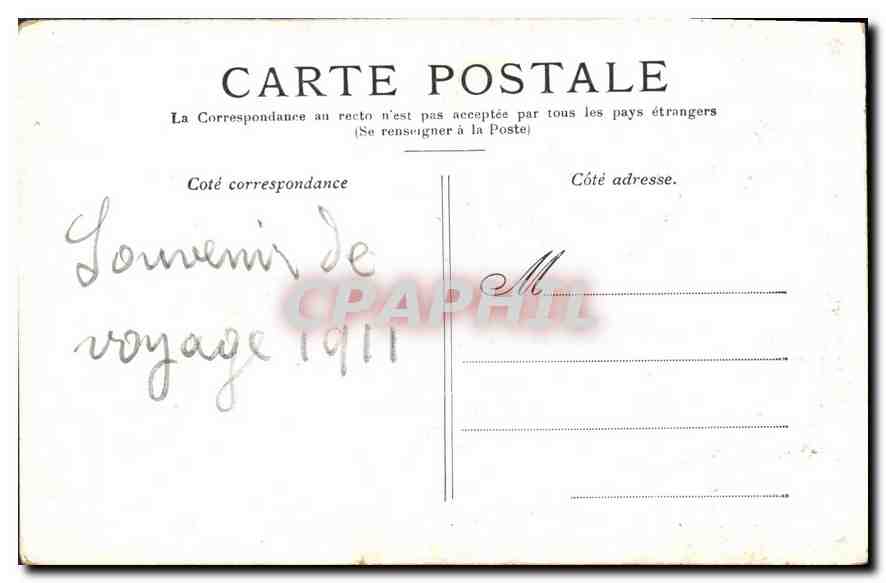 CPA Paris La Basilique de Montmartre  — Rückseite