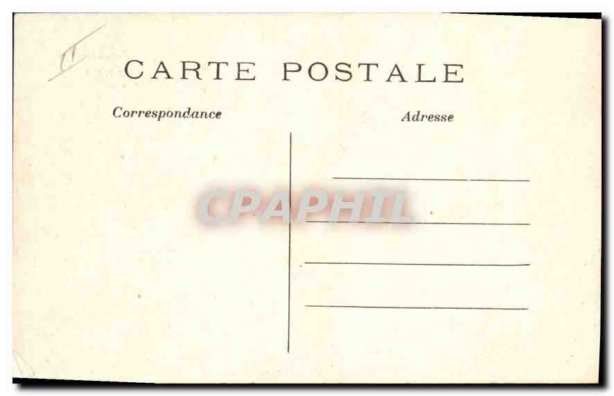 CPA Paris Eglise Saint Severin  — Verso
