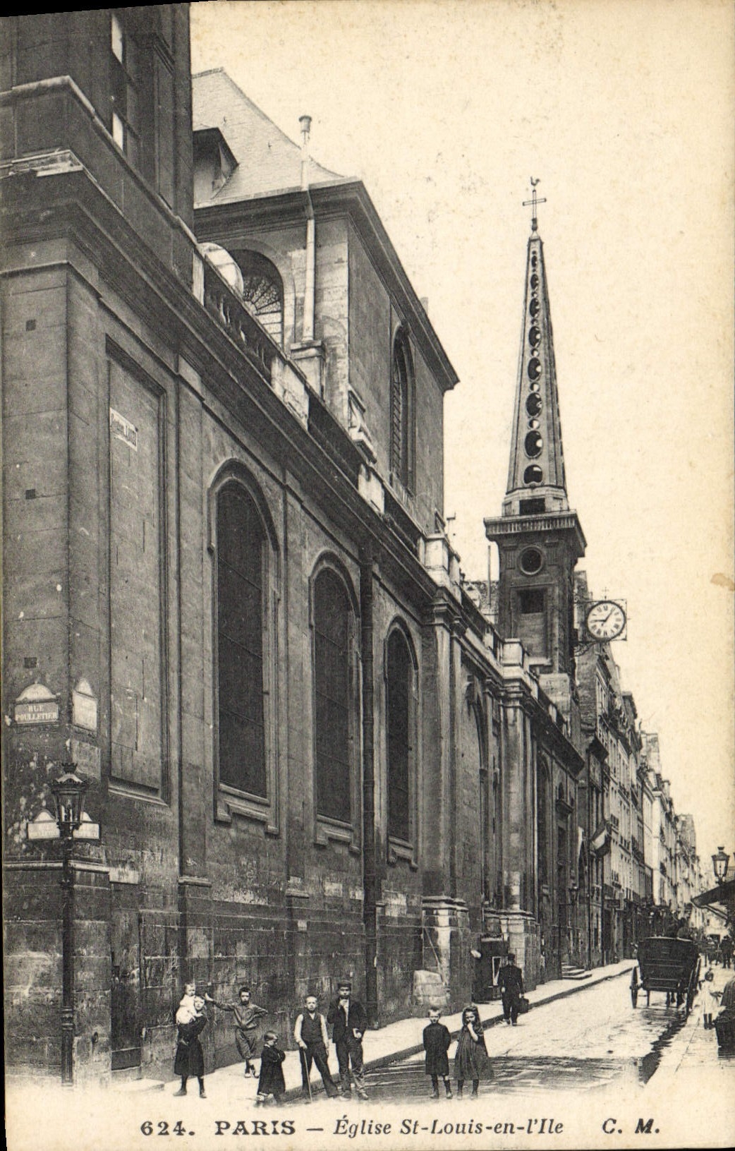 CPA Paris Eglise St Louis en l'Ile 
