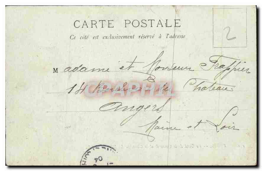 CPA Paris Le Pont de la Coucorde et la Chambre des Deputes  — Rückseite