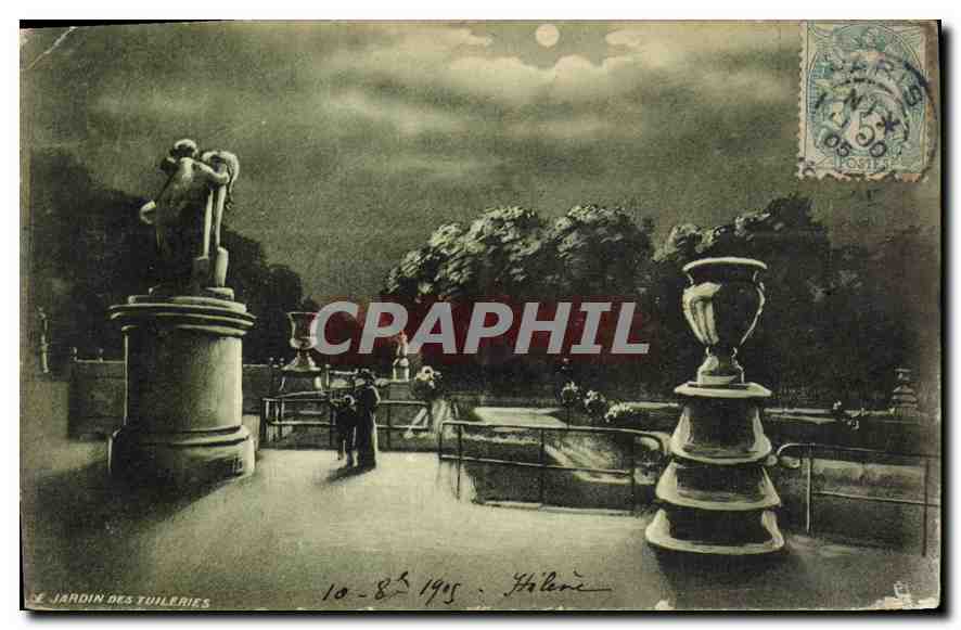 CPA Paris Jardin des Tuileries 