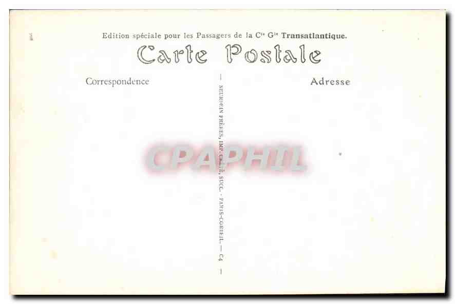 CPA Paris Le Pont au Change et le Palais de Justice  — Rückseite