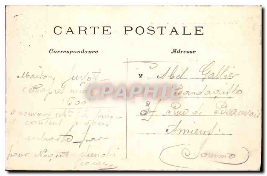 CPA Paris Place et colonne Vendome  — Rückseite