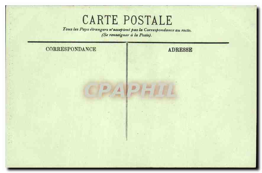 CPA Paris Crypte de la Chapelle Louis XVI Rue d'Anjou  — Rückseite