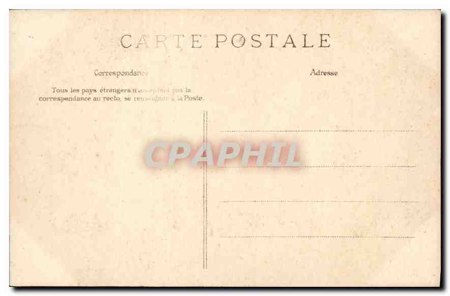 CPA Paris Chapelle Explatoire Chapelle Explatoire de Louis XVI Rue d'Anjou  — Rückseite