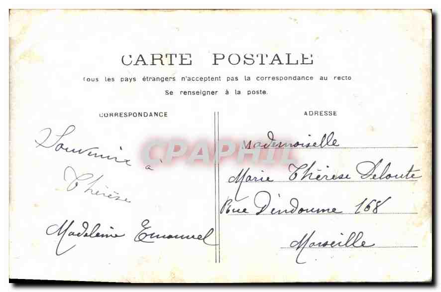 CPA Paris La Seine au Font Royal  — Rückseite