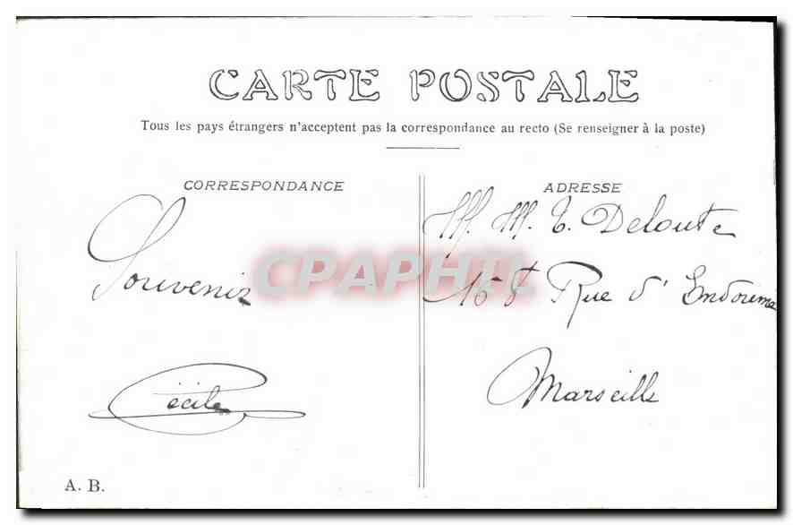 CPA Paris Buttes Chaumont Le Pont Suspendu  — Rückseite