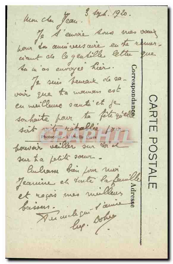 CPA Paris Colonne de Julliet place de la Bastille  — Rückseite