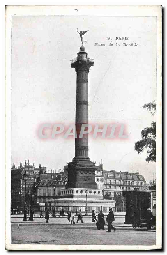 CPA Paris Place de la Bastille 