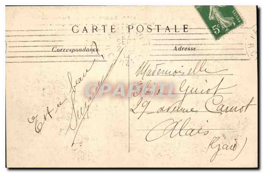 CPA Paris L'Hotel de Ville Ballu et de Perthes apres la Commune  — Rückseite