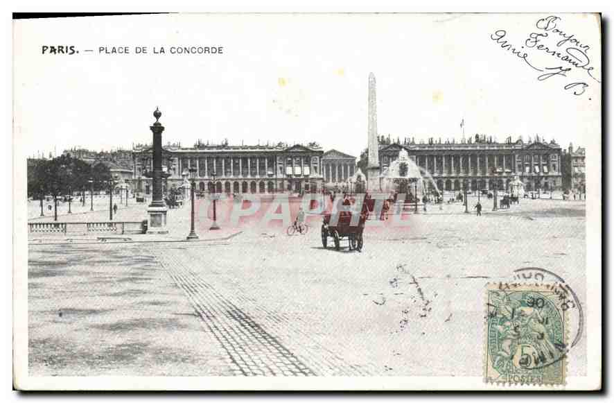 CPA Paris Place de la Concorde 