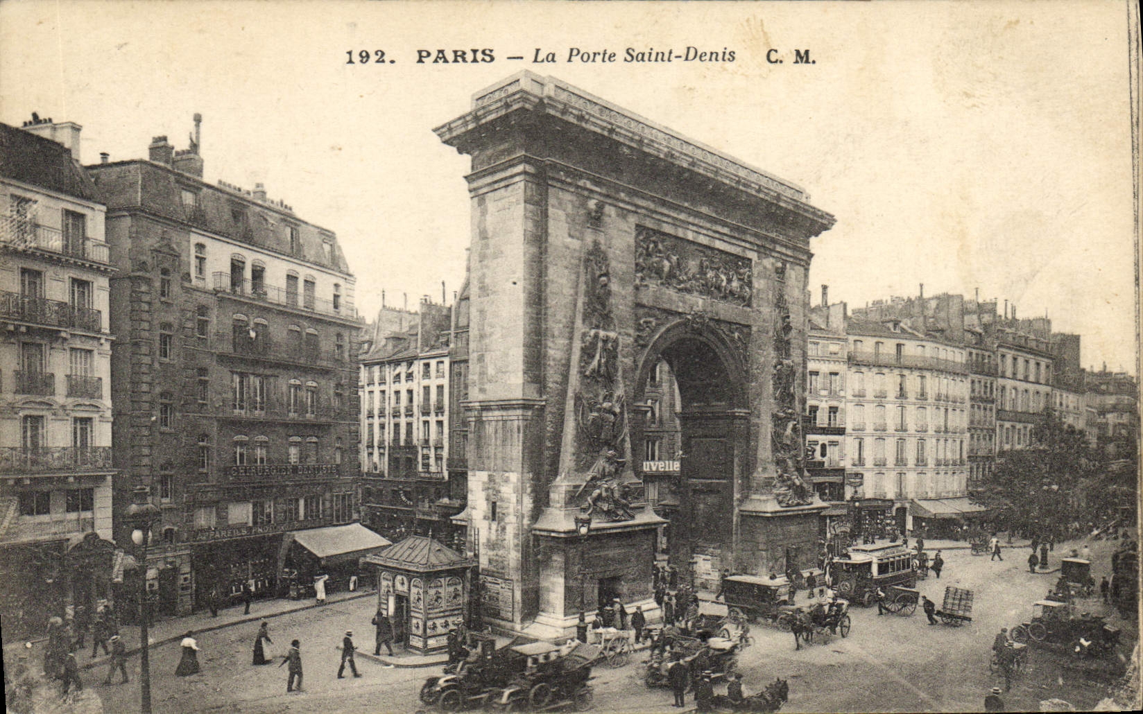 Paris — La Porte Saint-Denis — C.M. n°192