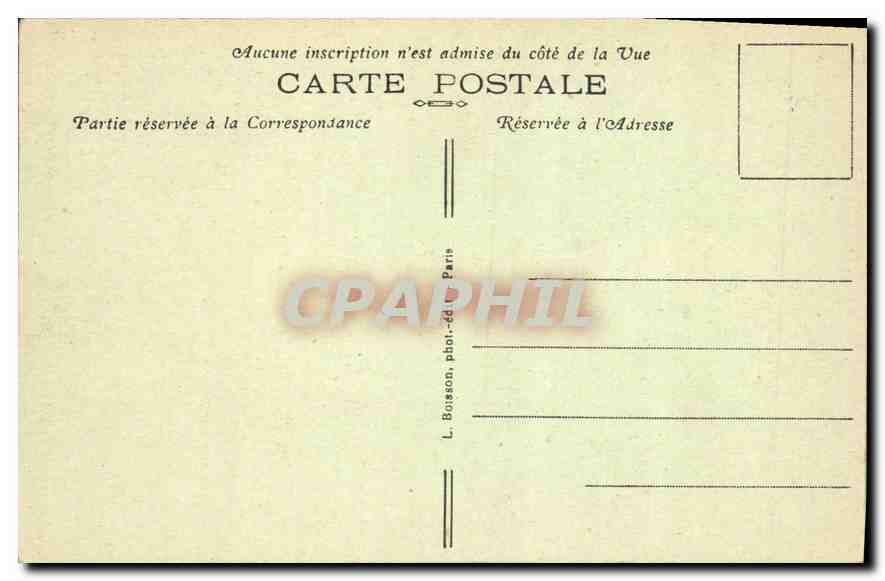 CPA Paris Place de la Bestille Colonne de Juillet  — Rückseite