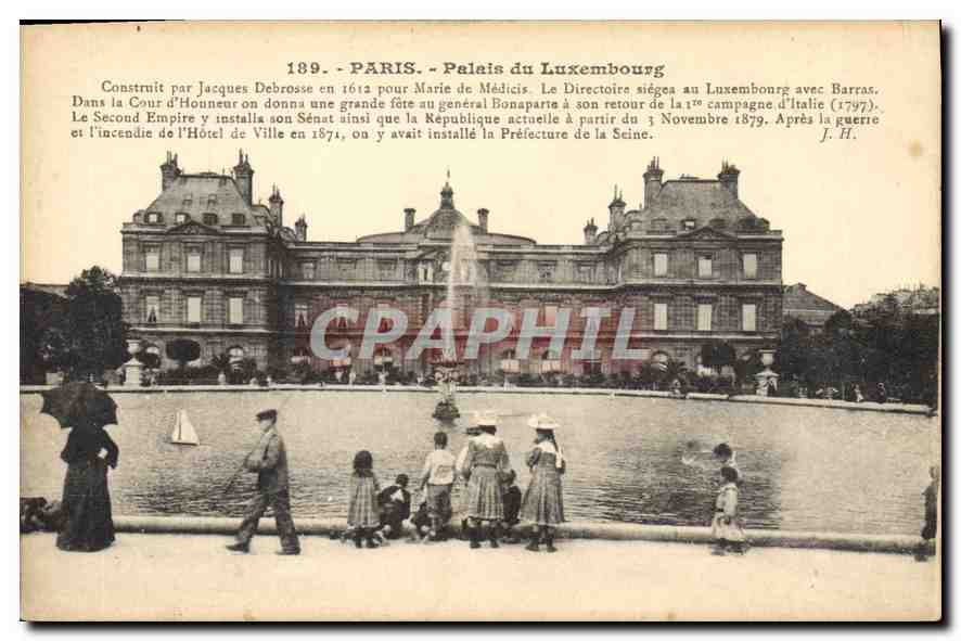 CPA Paris Palais du Luxembourg 