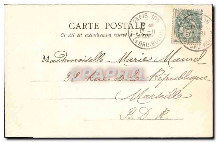 CPA Paris Tour Saint Jacques  — Rückseite