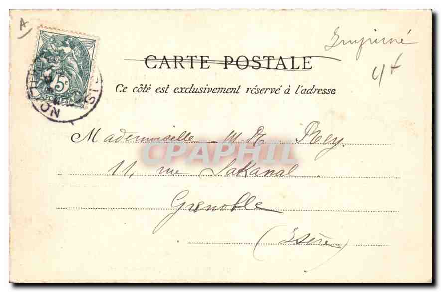 CPA Paris Porte Saint Denis  — Rückseite