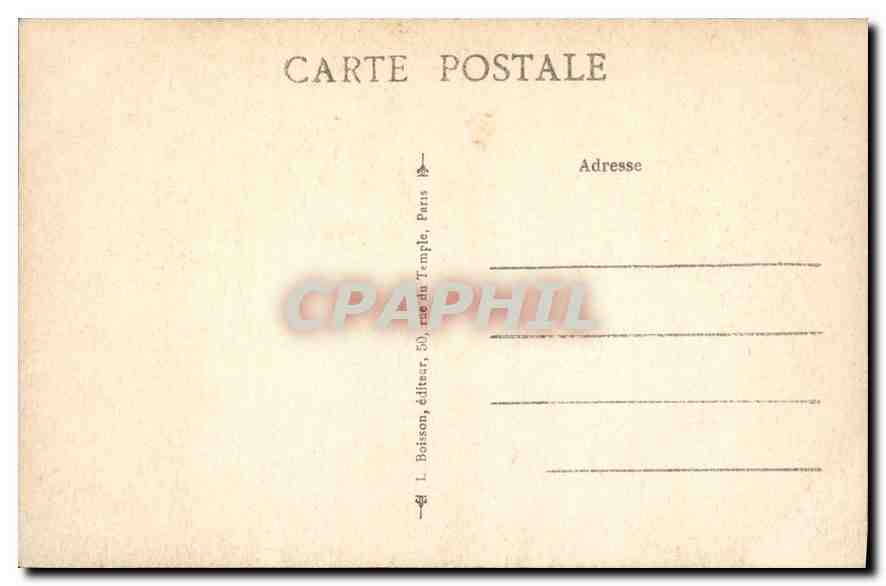 CPA Paris La Rue de Rivoil et le Jardin des Tullerles  — Rückseite