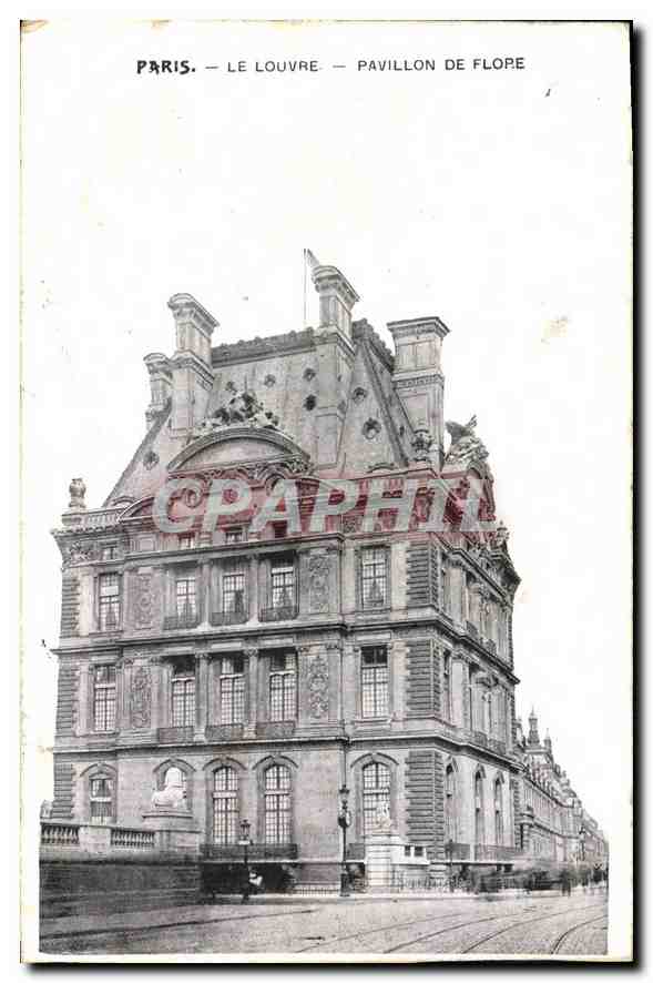 CPA Paris Le Louvre Pavillon de Flope 