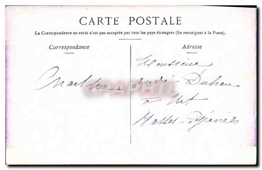 CPA Paris Le Grand Palais vu des Champs Elysees  — Rückseite