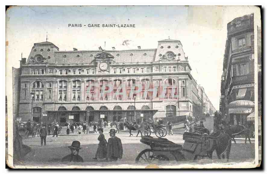 CPA Paris Gare Saint Lazare 