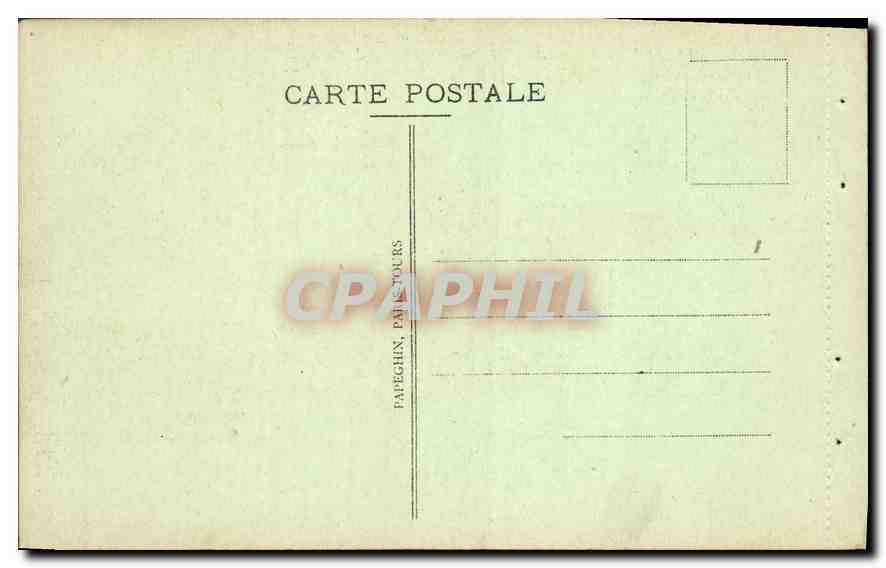 CPA Paris Place du Chatelet Theatre Sarah Bernhard et la Tour St Jacques  — Rückseite
