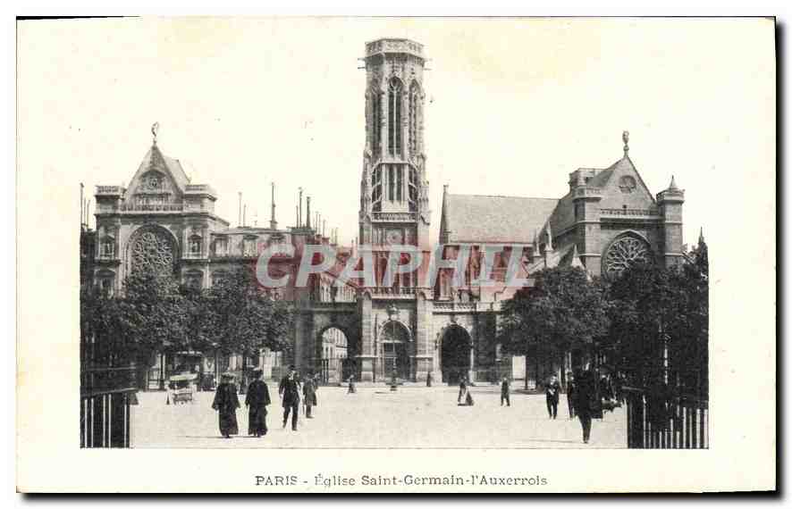 CPA Paris Eglise Saint Germain l'Auxerrois 