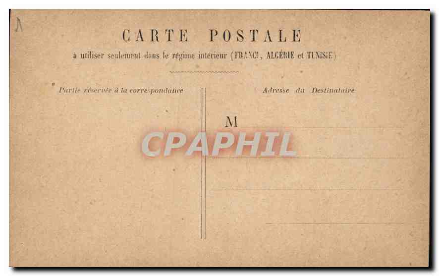CPA Paris La Sainte Chapelle  — Verso