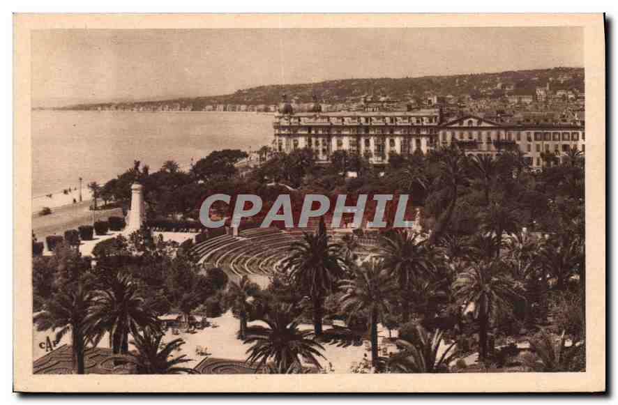 CPA Nice e Jardin Albert I et le Theatre de Verdure 