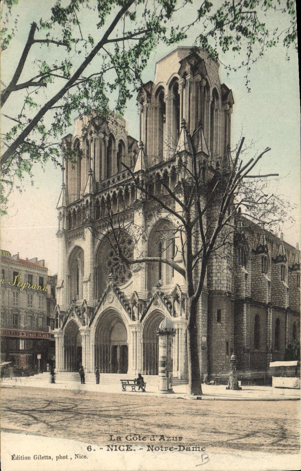 CPA La Cote d'Azur Nice Notre Dame 