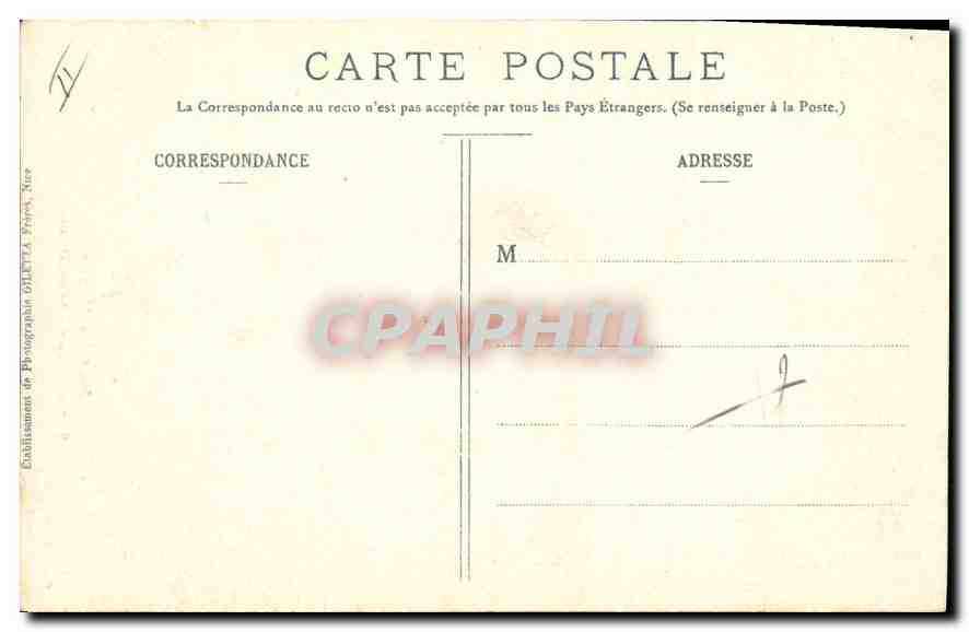 CPA La Cote d'Azur Nice Notre Dame  — Rückseite