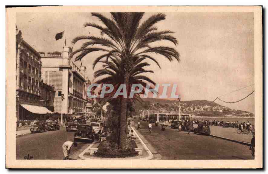 CPA Nice Palais de la Mediterranee et Promenade des Anglais 