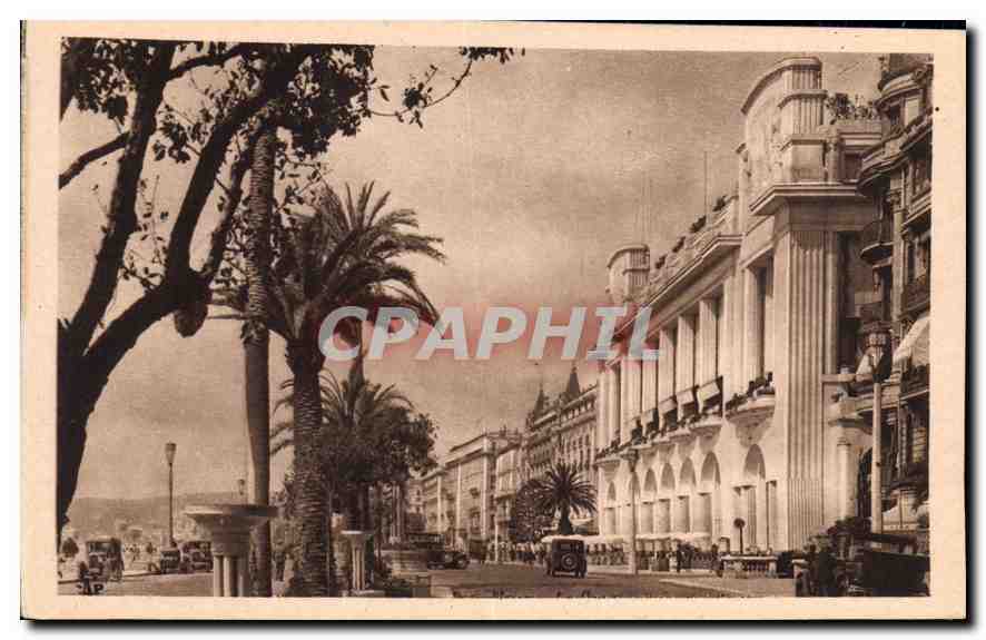 CPA Nice La Promenade des Anglais et le Palais de la Mediterranee Dalmas 