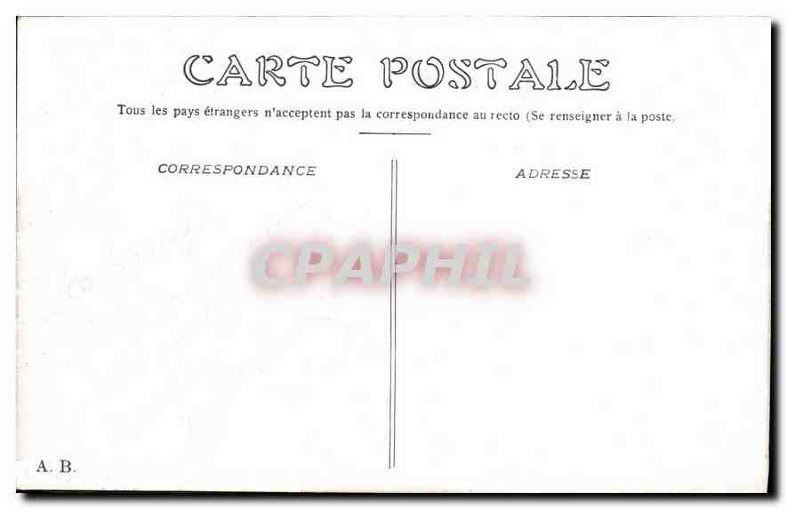 CPA Paris Eglise Saint Augustin  — Rückseite