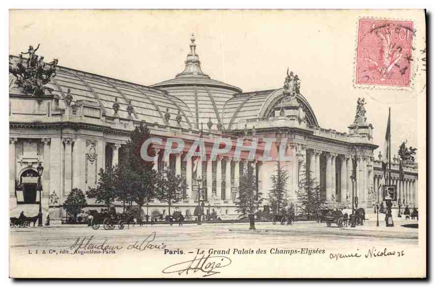 CPA Paris Le Grand Palais des Champs Elysees 