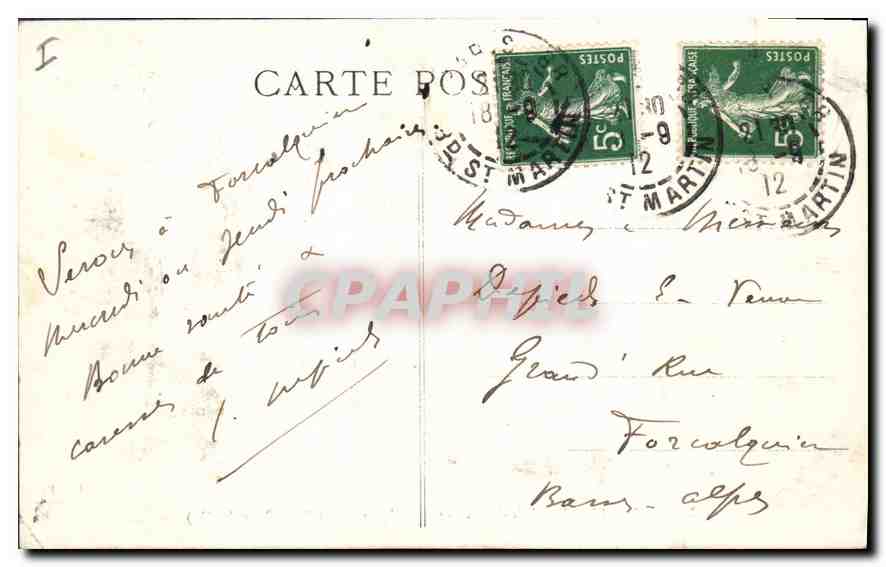 CPA Paris Hotel de Ville Bords de la Seine au Pont d'Arcole  — Rückseite