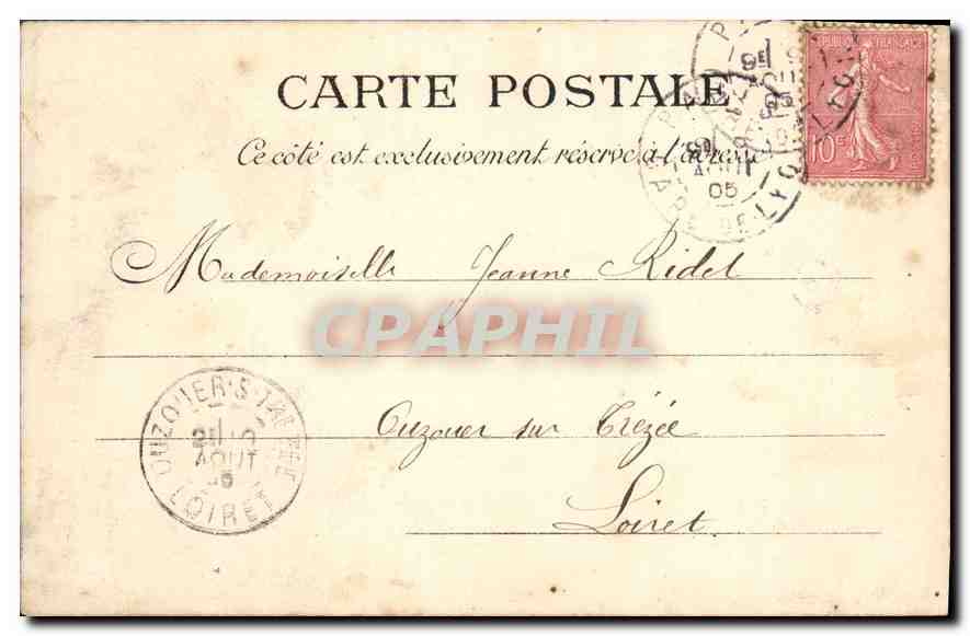 CPA Paris Eglise Russe de la rue Daru Russie Russia — Rückseite