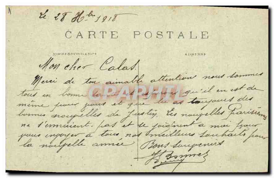 CPA Paris Les Invalides Tombeau de Napoleon I  — Verso