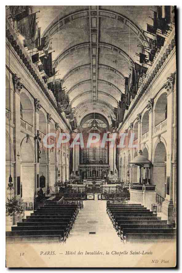 CPA Paris Hotel de Invalides La Chapelle Saint Louis 