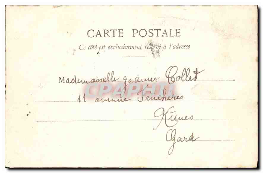 CPA Paris Jardin des Tuileries  — Rückseite