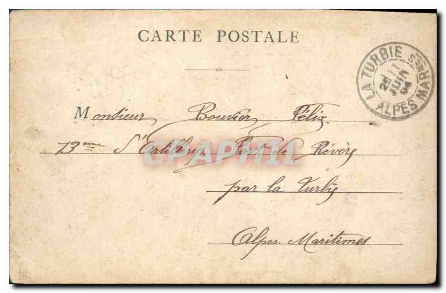 CPA Paris La Madeleine  — Rückseite