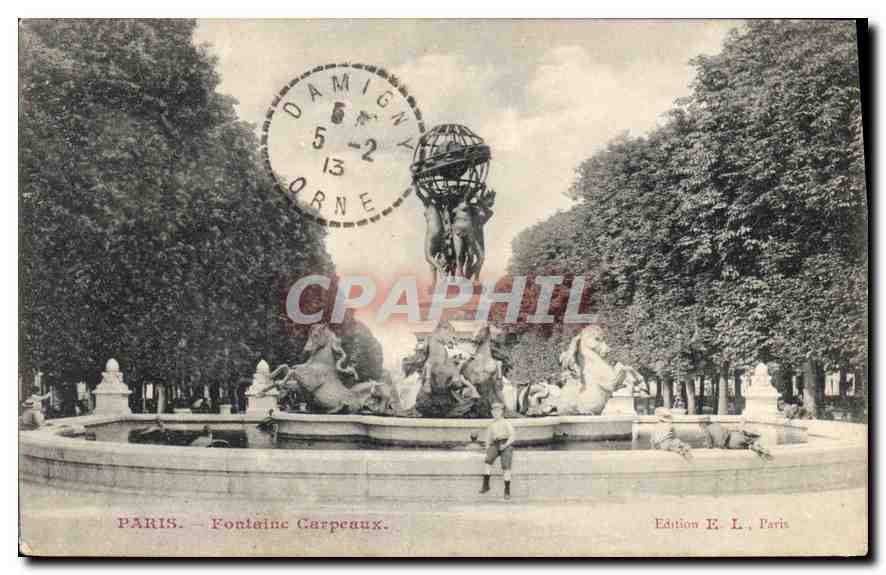 CPA Paris Fontaine Carpeaux 