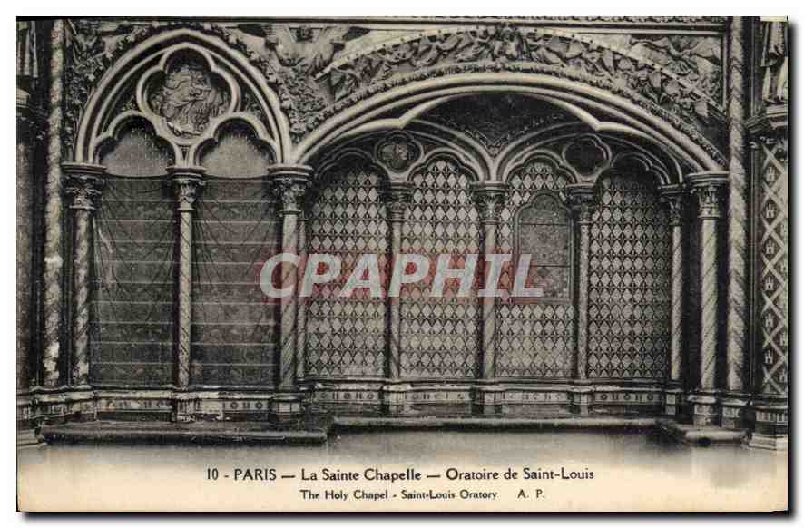 CPA Paris La Sainte Chapelle Oratoire de Saint Louis 