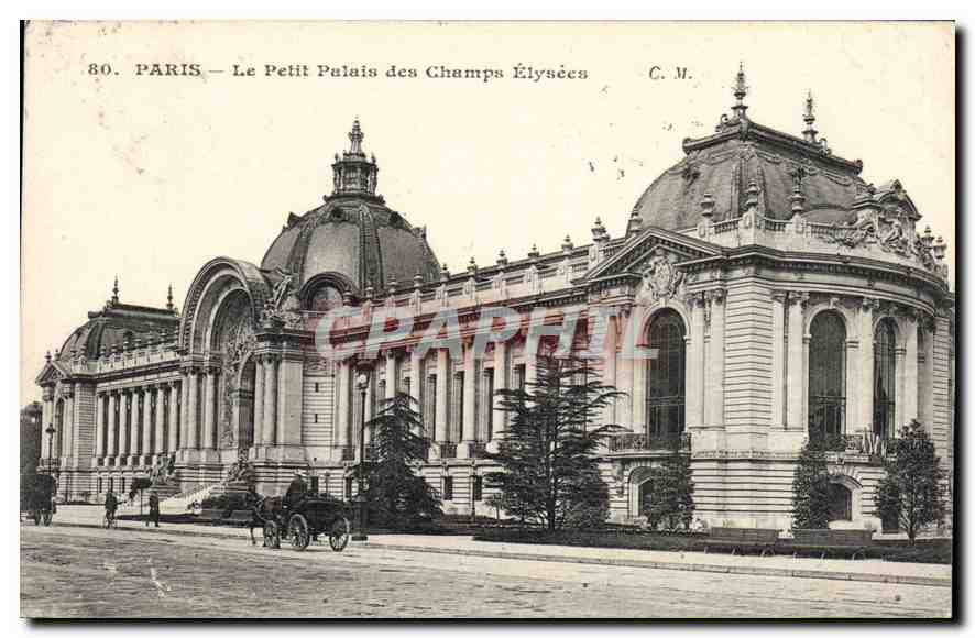 CPA Paris Le Petit Palais des Champs Elysees 