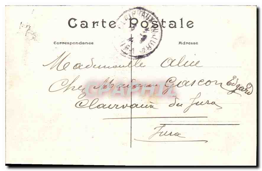 CPA Paris l'hotel de Ville  — Rückseite