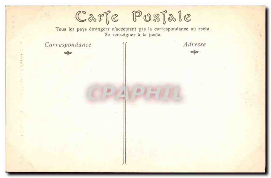 CPA Paris Eglise Saint Germain l'Auxerrois la Nef  — Verso