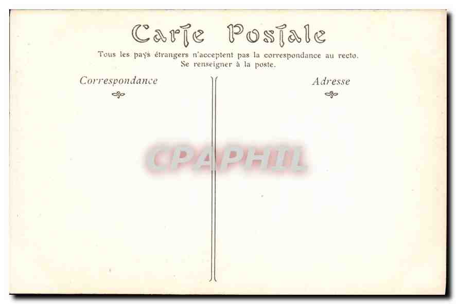 CPA Paris Eglise Saint Germain l'Auxerrois Porche interieur  — Verso